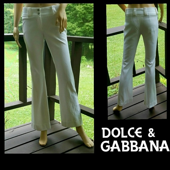 Dolce & Gabbana Pants - ▪D&G▪Nearly-Vintage Diamond Textured Trousers